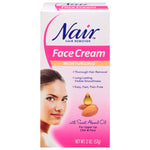 Nair Hair Remover Moisturizing Face Cream, with Sweet Almond Oil, 2 oz.