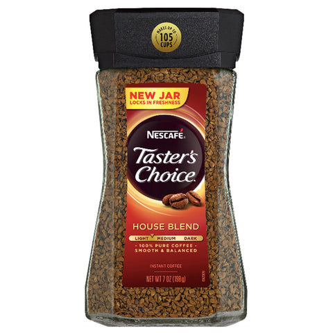 Nescafé Taster's Choice House Blend Medium Light Roast Coffee, 7 oz - Water Butlers