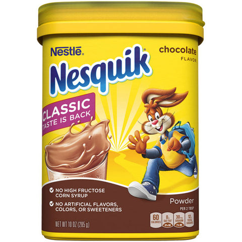 Nestle Nesquik Chocolate Powder Drink Mix 10 oz.