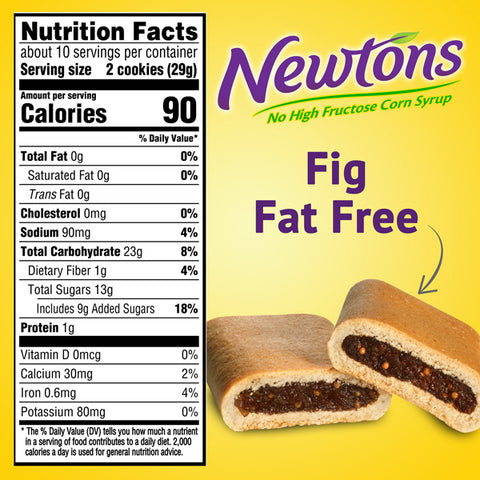 Newtons Fat Free Soft & Fruit Chewy Fig Cookies, 10 oz