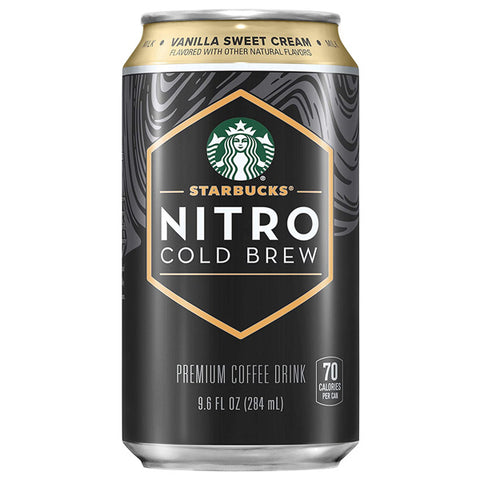 Starbucks Nitro Cold Brew, Vanilla Sweet Cream 9.6 fl oz.