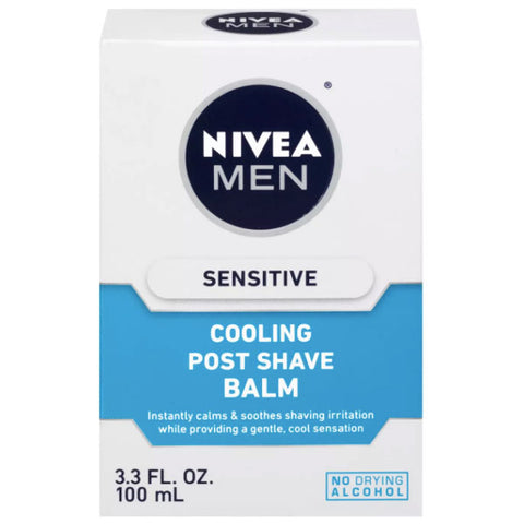 Nivea Men Sensitive Cooling Post Shave Balm, 3.3 fl oz