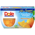 Dole Fruit Bowls, No Sugar Added Mandarin Oranges, 4 Cups - Water Butlers