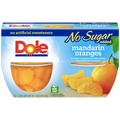 Dole Fruit Bowls, No Sugar Added Mandarin Oranges, 4 Cups