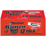 Maruchan Instant Lunch Beef Ramen Noodle Soup, 3 oz, 12 Count