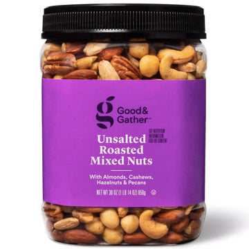 Good & Gather™ Unsalted Roasted Mixed Nuts, 30oz