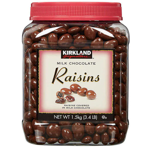 Kirkland Signature Raisins, Milk Chocolate, 3.4 lb