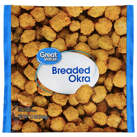 Great Value Breaded Okra, 12 oz - Water Butlers