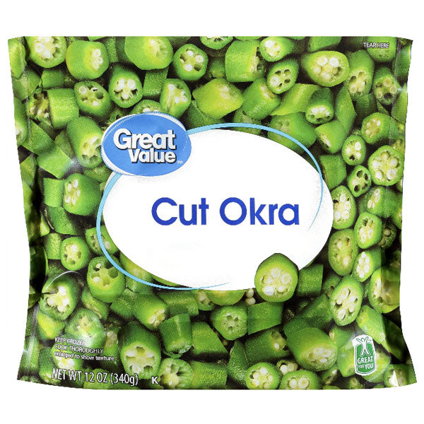 Great Value Cut Okra, 12 oz - Water Butlers
