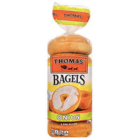 Thomas Bagels, Onion - 6 Ct - Water Butlers