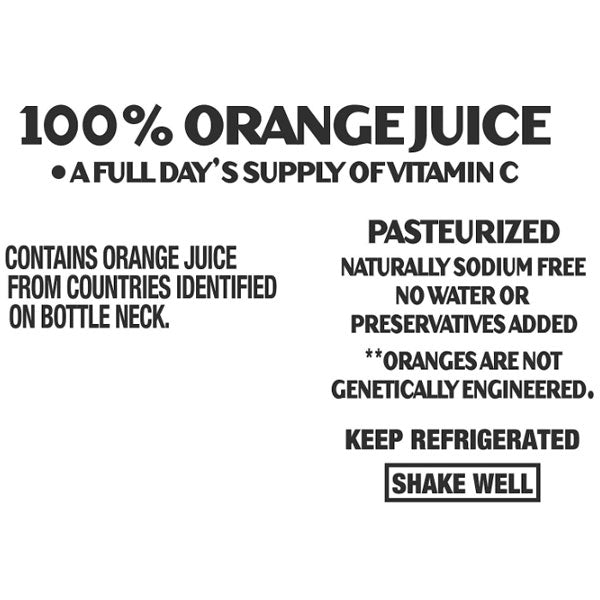 Simply Orange High Pulp Orange Juice, 52 fl Oz - Water Butlers