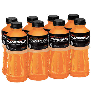 Powerade Sport Drink, Orange, 20 Fl oz, 8 Ct
