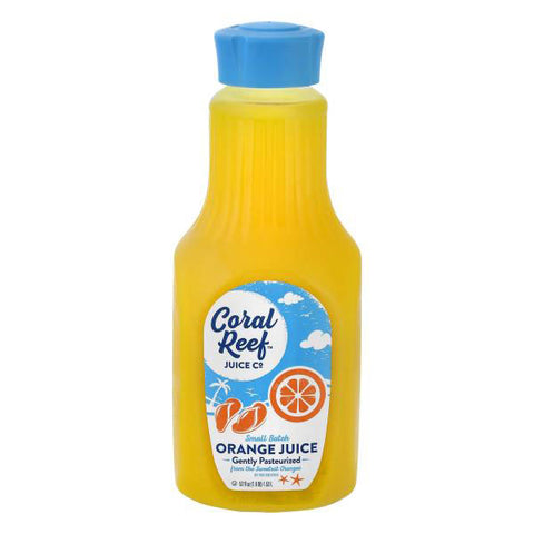 Coral Reef Juice Co. Orange Juice, Gently Pasteurized, 52 fl oz.