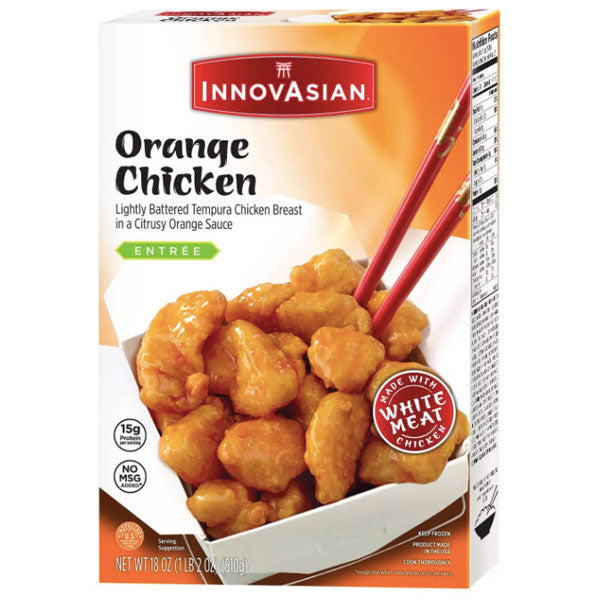 InnovAsian Orange Frozen Chicken, 18oz - Water Butlers