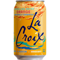 La Croix Orange Sparkling Soda Water, 8 Ct