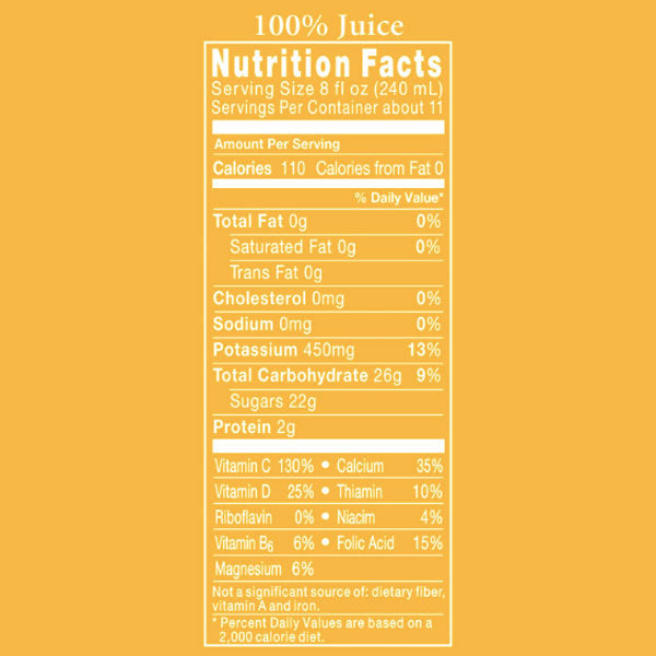 Tropicana, Orange Juice with Calcium + Vitamin D, No Pulp, 89 oz - Water Butlers