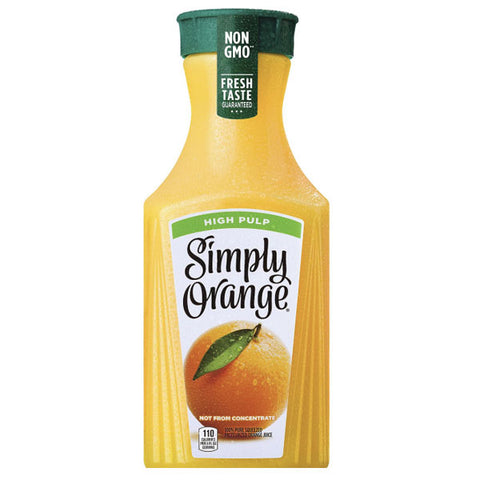 Simply Orange High Pulp Orange Juice, 52 fl Oz - Water Butlers