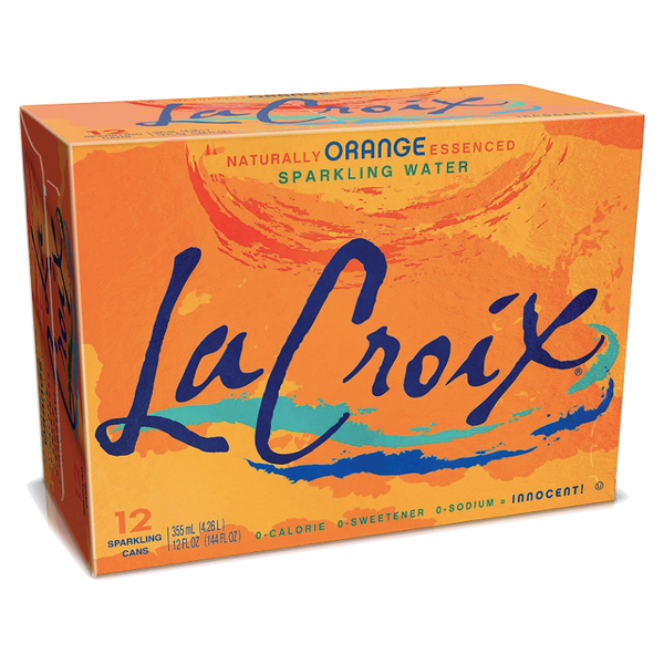La Croix Orange Sparkling Soda Water, 12 Ct - Water Butlers