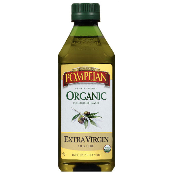 Pompeian Organic Extra Virgin Olive Oil, 16 fl oz - Water Butlers