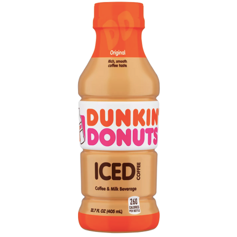 Dunkin' Donuts Iced Coffee, Original 13.7 fl - Water Butlers