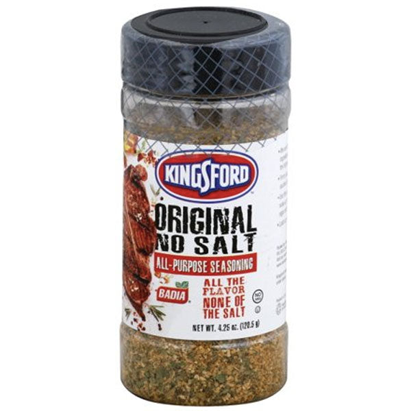 Badia Kingsford Original No Salt Seasoning, 4.25 oz - Water Butlers