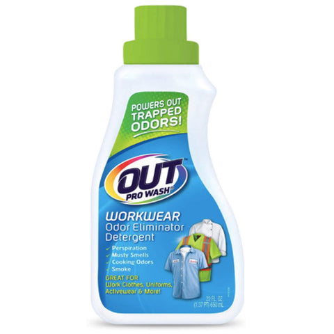 OUT ProWash Workwear Odor Eliminator Detergent, 22 fl oz