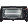 Mainstays Slice Black Toaster Oven with Dishwasher-Safe Rack