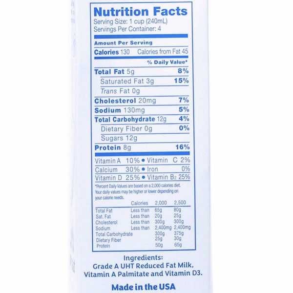Parmalat Shelf Stable UHT 2% Milk, 32 fl oz.