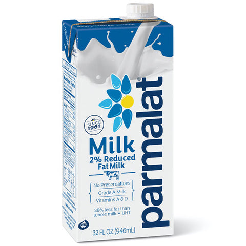 Parmalat Shelf Stable UHT 2% Milk, 32 fl oz.