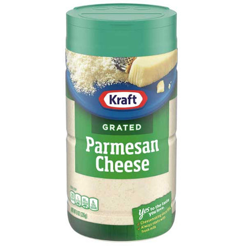 Kraft Grated Parmesan Cheese, 8 oz - Water Butlers