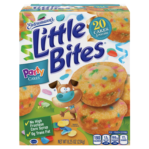 Entenmann's Little Bites, Party Cake Mini Muffins, 5 Ct - Water Butlers