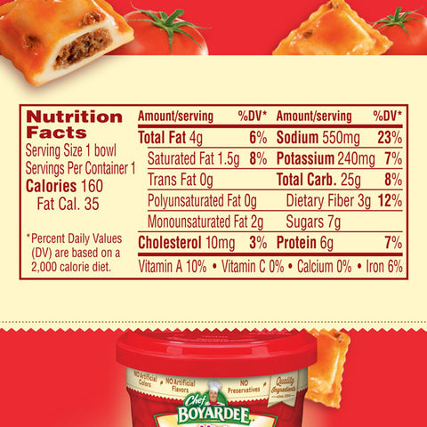 Chef Boyardee Mini Micro Beef Ravioli, 7.5 oz