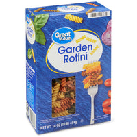 Great Value Garden Rotini Pasta, 16 oz