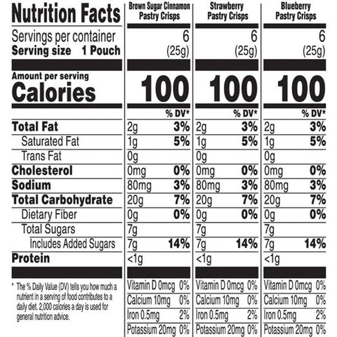 Kellogg's Special K, Pastry Crisps, Variety Pack, 15.84 Oz, 36 Count