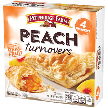Pepperidge Farm Peach Turnovers, 4 Count