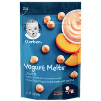 Gerber Yogurt Melts, Peach 1 oz - Water Butlers