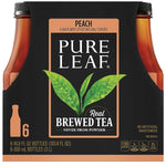 Pure Leaf Peach Real Brewed Tea, 16.9 fl oz, 6 Ct - Water Butlers