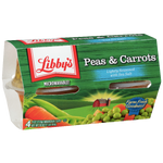 Libby's microwavable vegetables, Peas & Carrots, 4Ct - Water Butlers