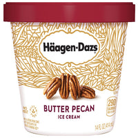 Haagen Dazs Ice Cream, Butter Pecan, 14 fl. oz. Cup
