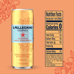 S. Pellegrino Tangerine & Wild Strawberry Sparkling Mineral Water, 11.15 oz. Cans, 8 Count