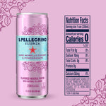 S. Pellegrino Dark Morello Cherry & Pomegranate Sparkling Mineral Water, 11.15 oz. Cans, 8 Count