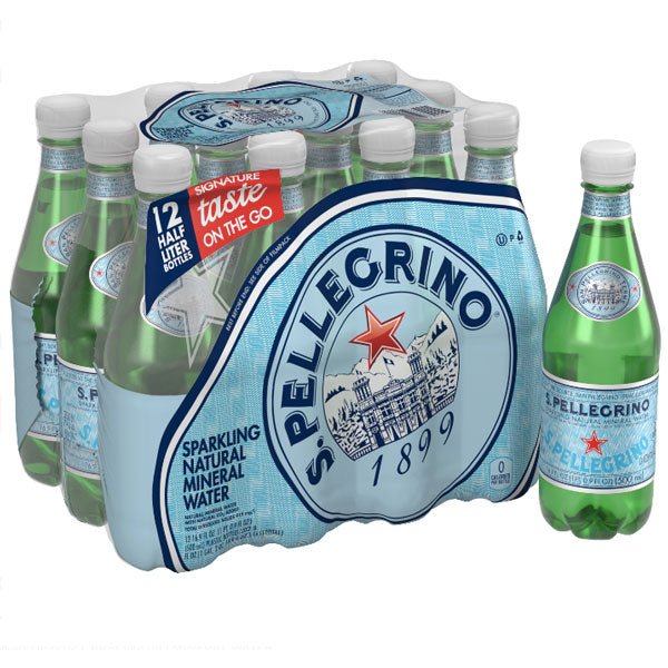 San Pellegrino Sparkling Mineral Water - 16.9 FZ Bottles 24 Pack –  StockUpExpress