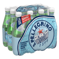 Sanpellegrino Sparkling Natural Mineral Water, 16.9 fl oz. 12 Ct - Water Butlers