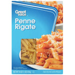Great Value Penne Rigate Pasta, 16 oz - Water Butlers