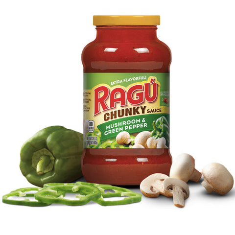 Ragú Mushroom & Green Pepper Pasta Sauce, 24 oz. - Water Butlers