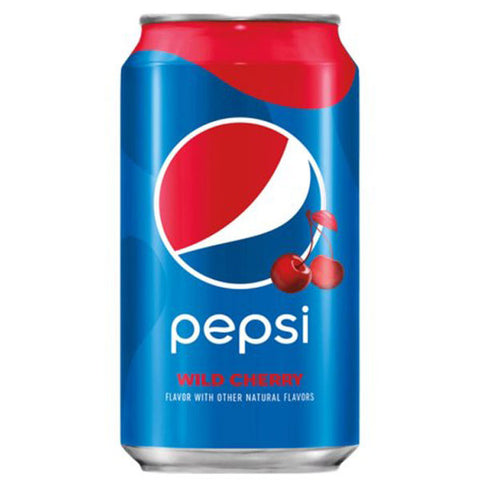 Pepsi Wild Cherry Soda, 12 fl. oz., 24 Pack