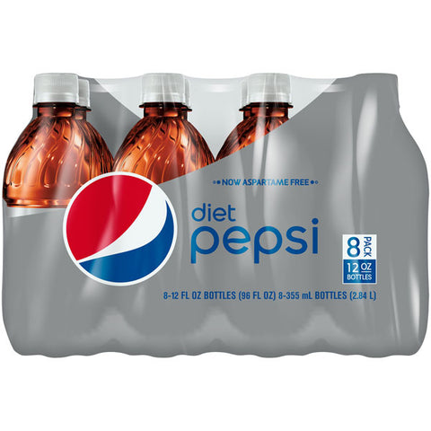 Diet Pepsi Soda, 12 Fl. Oz., 8 Count