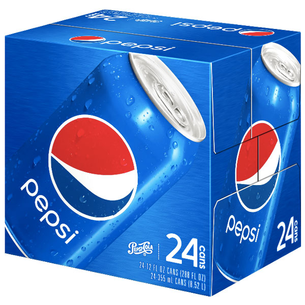 Pepsi Regular 12 fl oz, 24 Pack - Water Butlers