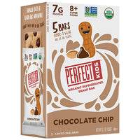 Perfect Kids, Organic Refrigerated Chocolate Chip Snack Bar, 7g Protein, 5 Ct