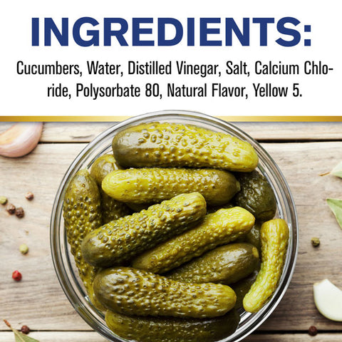 Vlasic Kosher Dill Pickles, Dill Baby Whole Pickles, 24 oz